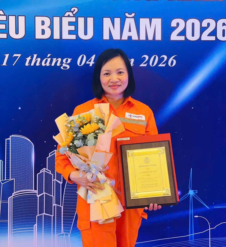 Công ty Điện lực Sơn La có 01 cá nhân được tôn vinh an toàn vệ sinh viên giỏi tiêu biểu năm 2026